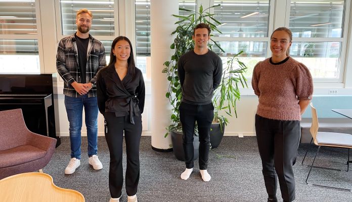 Sommerstudentene hos DMF